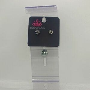 Paparazzi Costume Silver Star Earrings